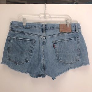 Levi’s 511 distressed cutoff jean shorts!